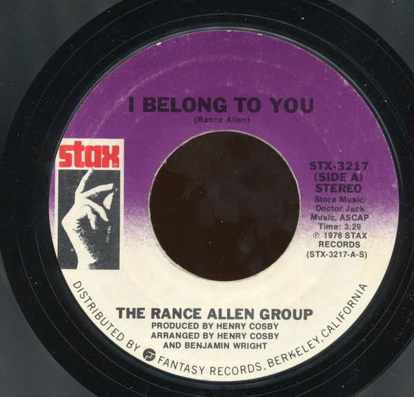7inch Record RANCE ALLEN GROUP - I Belong To You / The Wheel Of Life STX3217 Stax 1978 US Soul/Funk Used
7inch Record RANCE ALLEN GROUP - I Belong To You / The Wheel Of Life STX3217 Stax 1978 US Soul/Funk Used