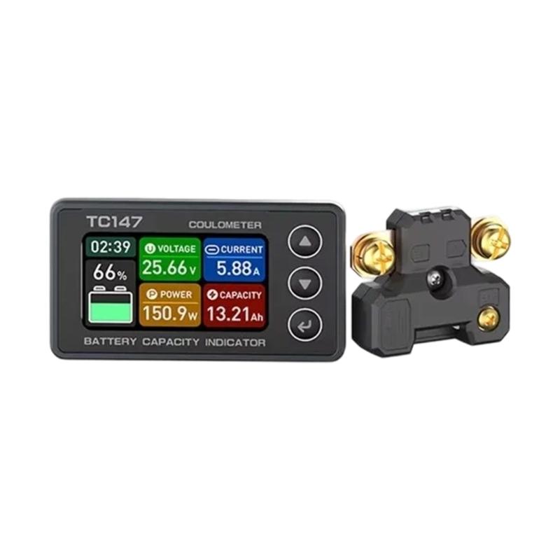 Digital Coulomb Counter With Color Digital Display For Accurate Battery Capacity Voltage Current Measurement
Digital Coulomb Counter With Color Digital Display For Accurate Battery Capacity Voltage Current Measurement