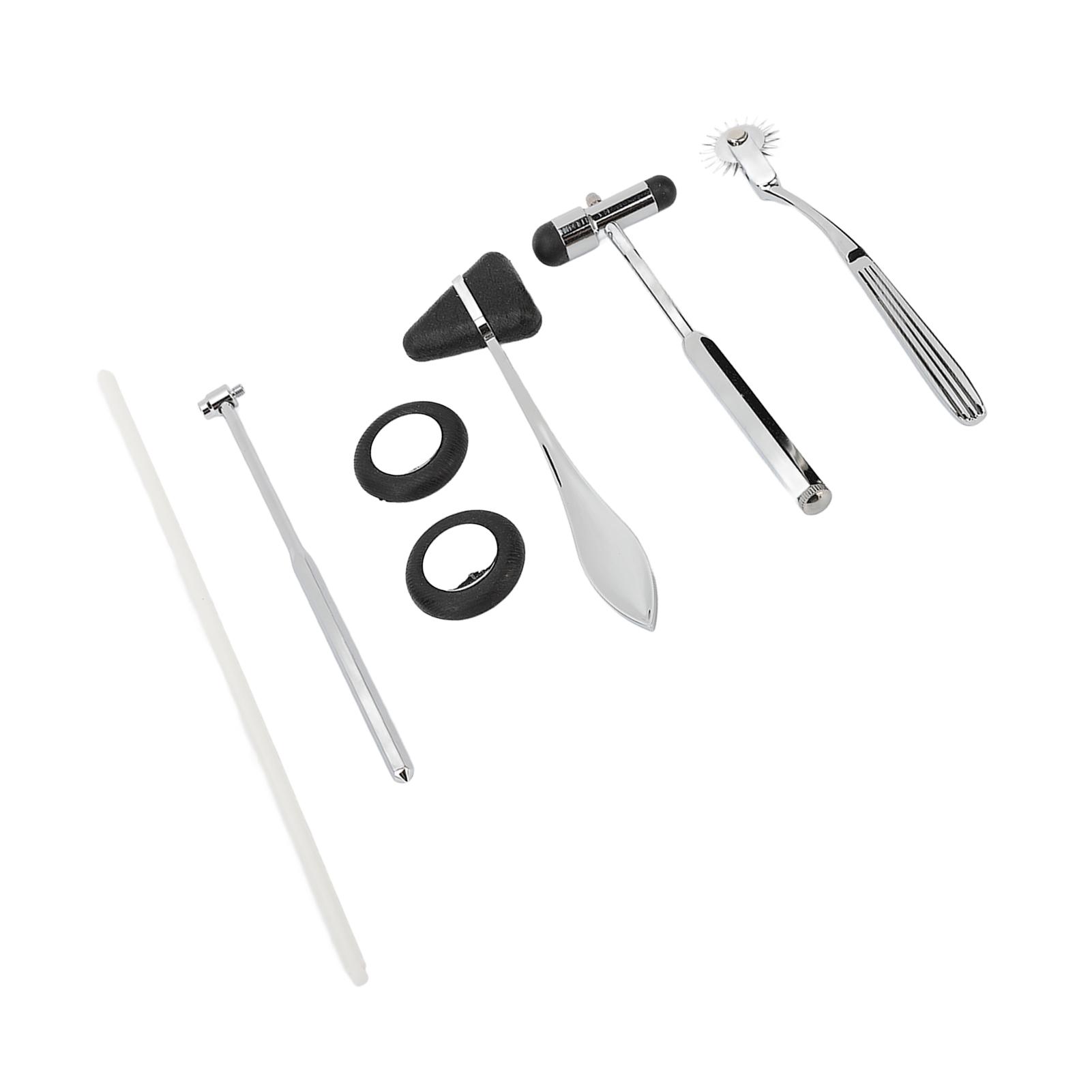5pcs Neurological Hammer Medical Instrument Set with Pinwheel Zinc Alloy Diagnostic Percussion Hammer Set
5pcs Neurological Hammer Medical Instrument Set with Pinwheel Zinc Alloy Diagnostic Percussion Hammer Set