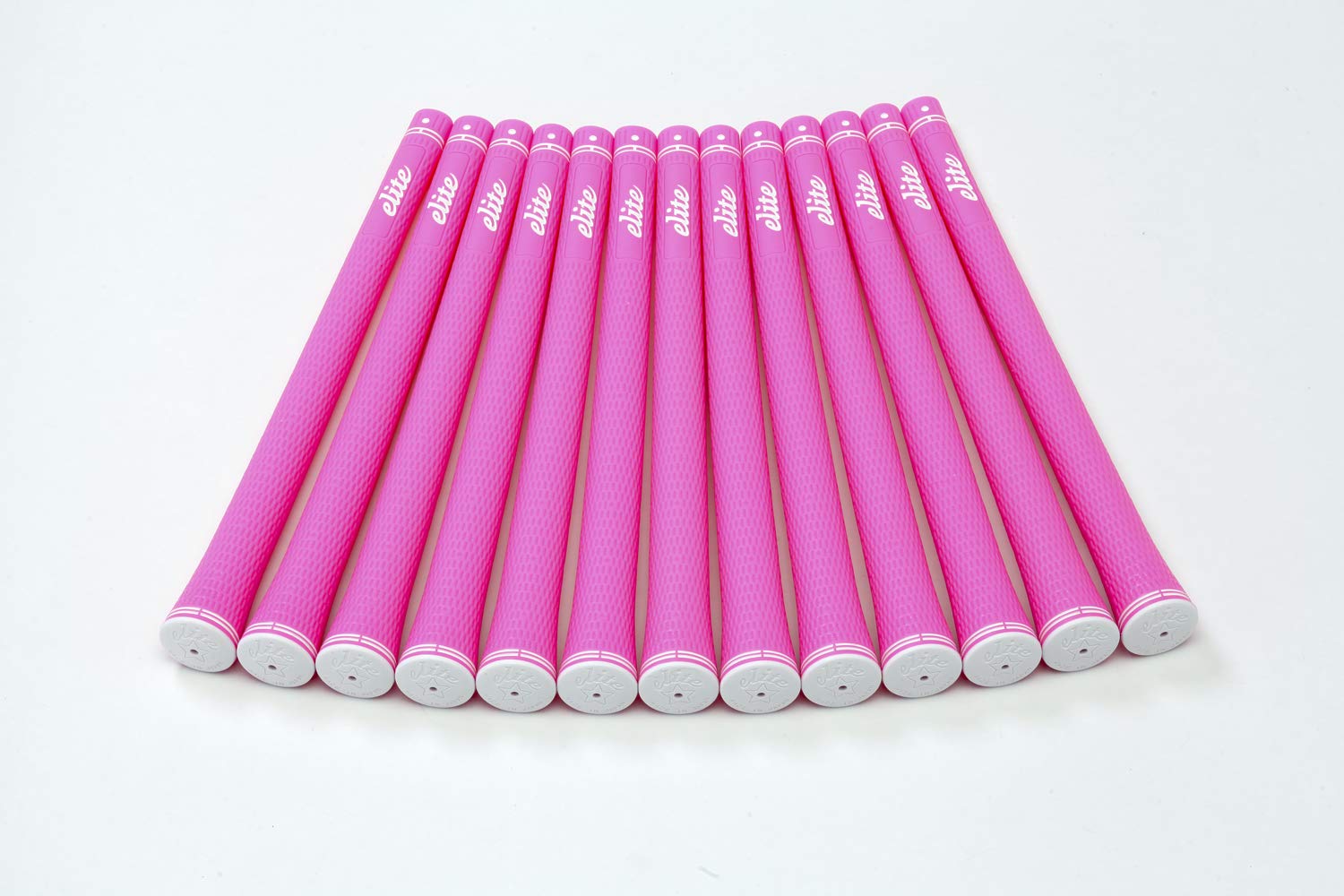 elitegrips Гольф Грипсы SX38 Deep без задней линии, набор из 13 штук, Розовый,