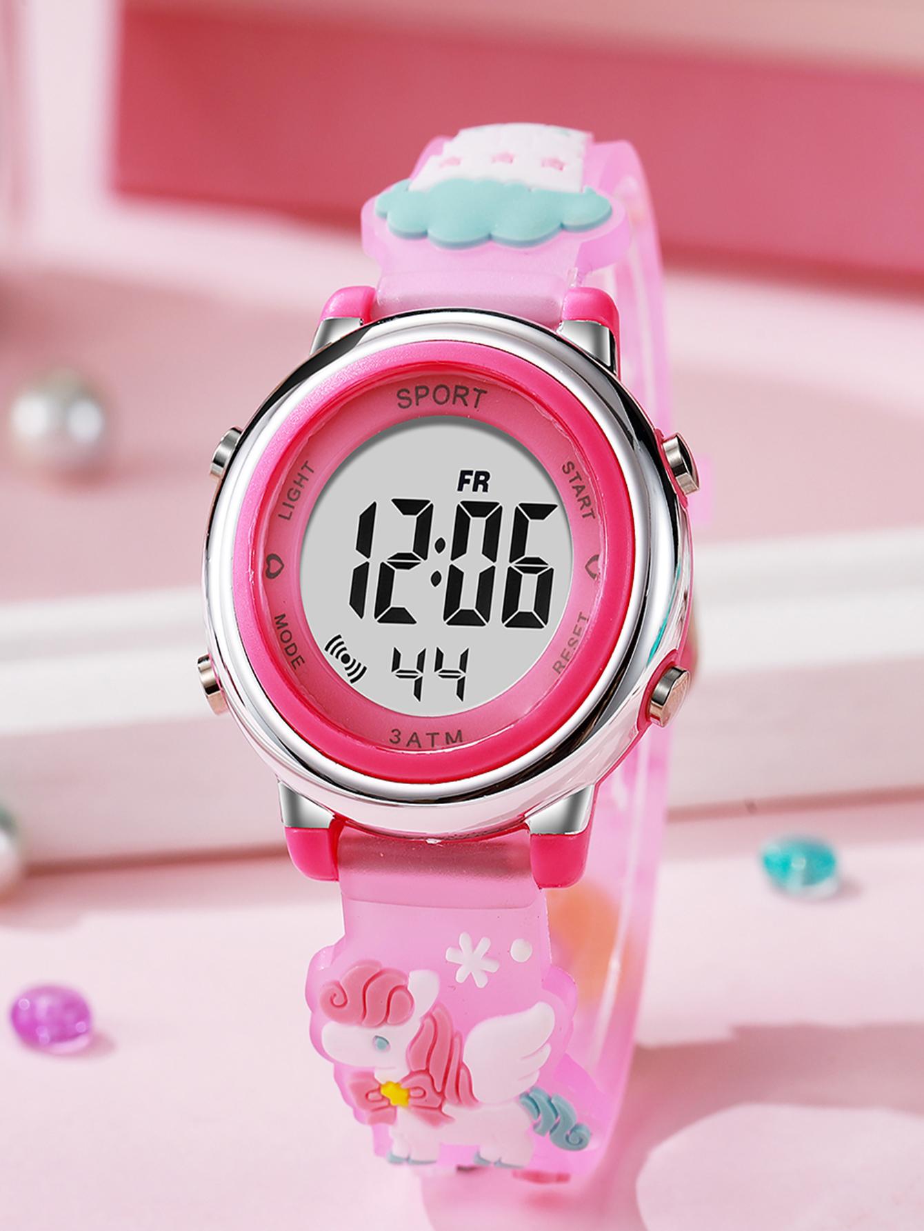 Cute fantasy cartoon Pegasus LED screen electronic watch, suitable for Christmas Halloween gifts, a variety of colors optional рожевий
Cute fantasy cartoon Pegasus LED screen electronic watch, suitable for Christmas Halloween gifts, a variety of colors optional рожевий