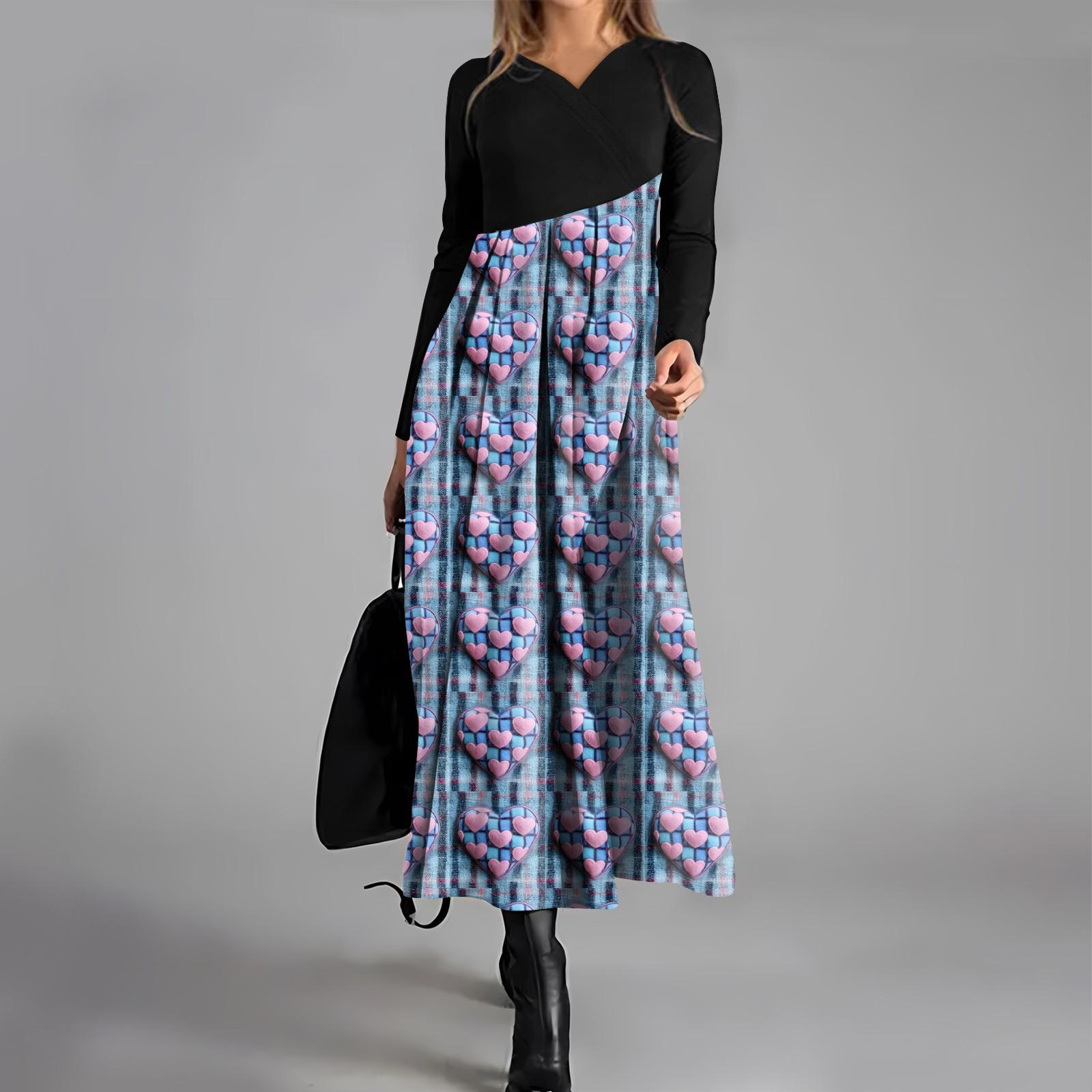 Женское модное повседневное платье свободного покроя с V-образным вырезом, длинными рукавами, цветочным принтом и карманом на талии XL небесно-голубой
Женское модное повседневное платье свободного покроя с V-образным вырезом, длинными рукавами, цветочным принтом и карманом на талии XL небесно-голубой