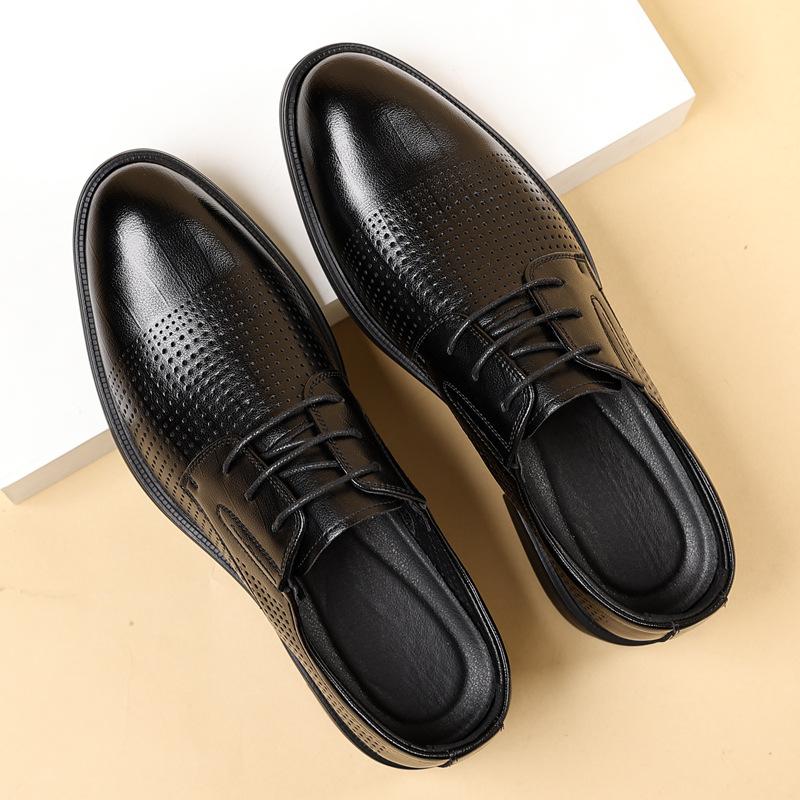 Leather shoes men s 2025 new summer breathable hollow hole casual inner height increase lace-up men s shoes 2025 37
Leather shoes men s 2025 new summer breathable hollow hole casual inner height increase lace-up men s shoes 2025 37