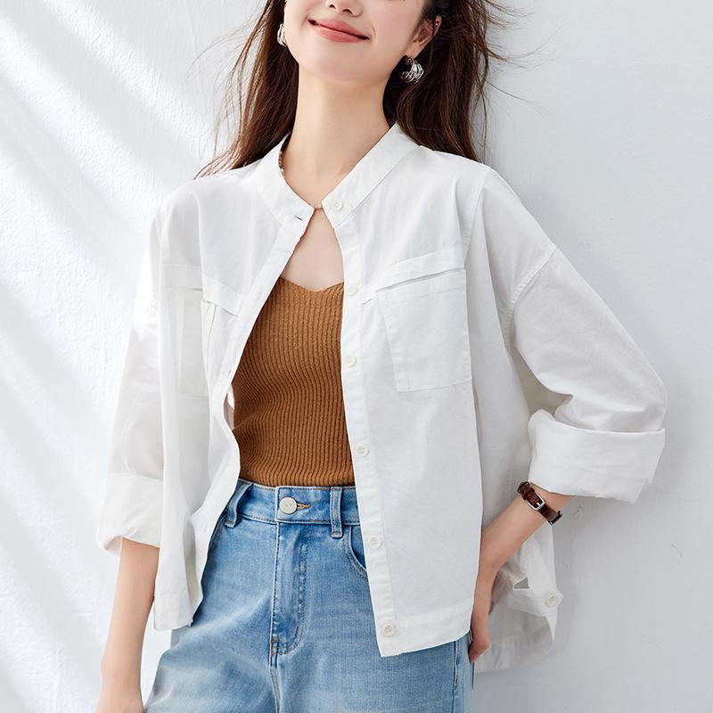 Rose Red Shirt Ladies s Long-sleeved Spring and Autumn New Style Design Niche Top Round Neck Ladies s Shirt Breathable Fabric Practical Daily Use M
Rose Red Shirt Ladies s Long-sleeved Spring and Autumn New Style Design Niche Top Round Neck Ladies s Shirt Breathable Fabric Practical Daily Use M