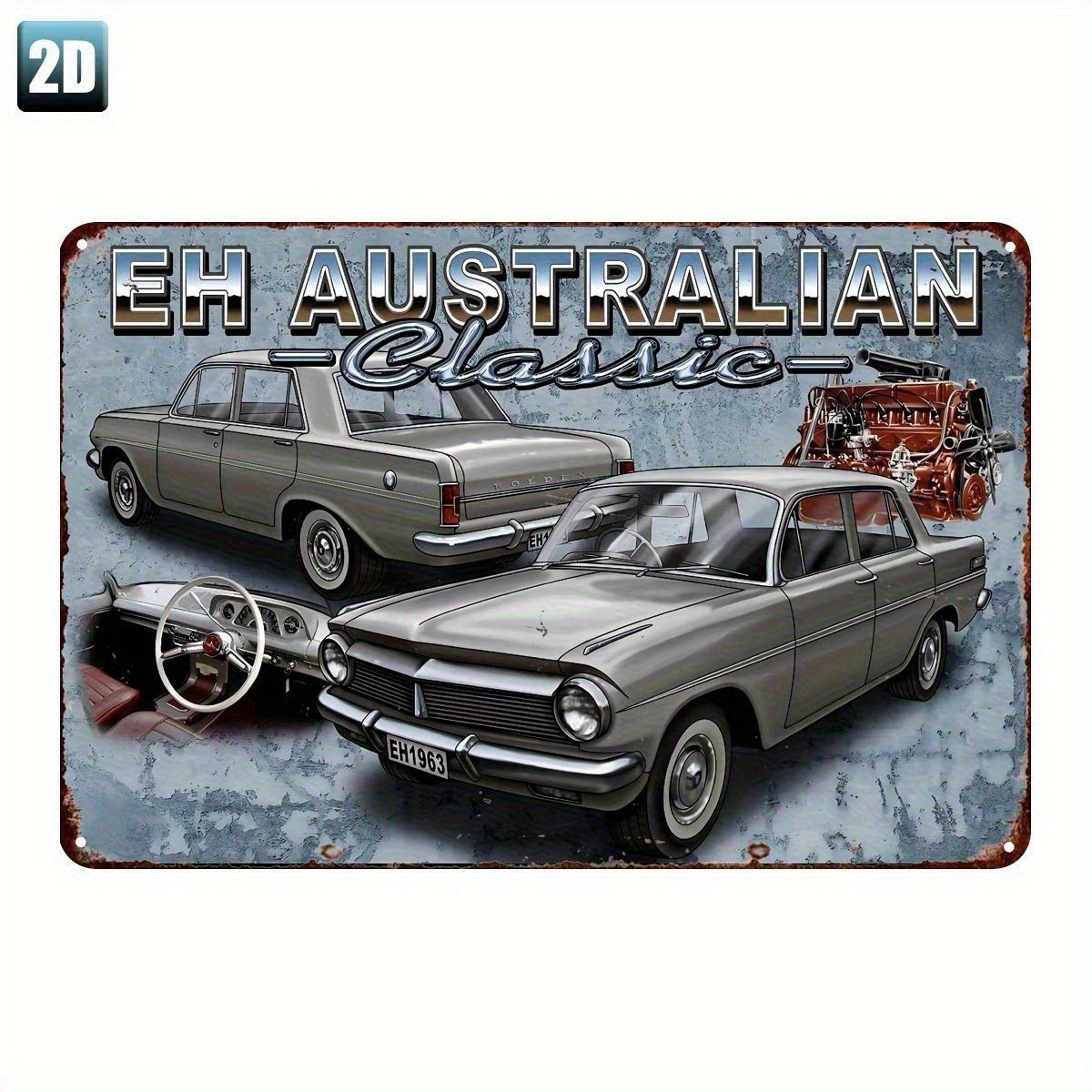 Vintage EH Australian Classic Metal Sign Iron Material Retro Car Engine Design Rustic Wall Decor for Home 20x30cm(7.8x11.8inch)
Vintage EH Australian Classic Metal Sign Iron Material Retro Car Engine Design Rustic Wall Decor for Home 20x30cm(7.8x11.8inch)