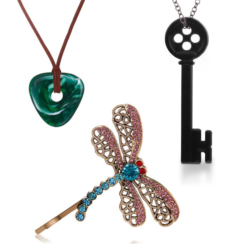 3PCS Coraline Accessories Coraline Necklaces|Key Necklaces|Dragonfly Hair Clip for Women Men, Coraline Jewelry for Halloween Cos
3PCS Coraline Accessories Coraline Necklaces|Key Necklaces|Dragonfly Hair Clip for Women Men, Coraline Jewelry for Halloween Cos