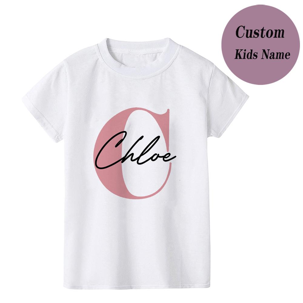 Детская футболка с инициалом имени на заказ Детский топ Детские футболки на заказ Футболка на заказ для мальчика/девочки Подарок на день рождения 130
Детская футболка с инициалом имени на заказ Детский топ Детские футболки на заказ Футболка на заказ для мальчика/девочки Подарок на день рождения 130