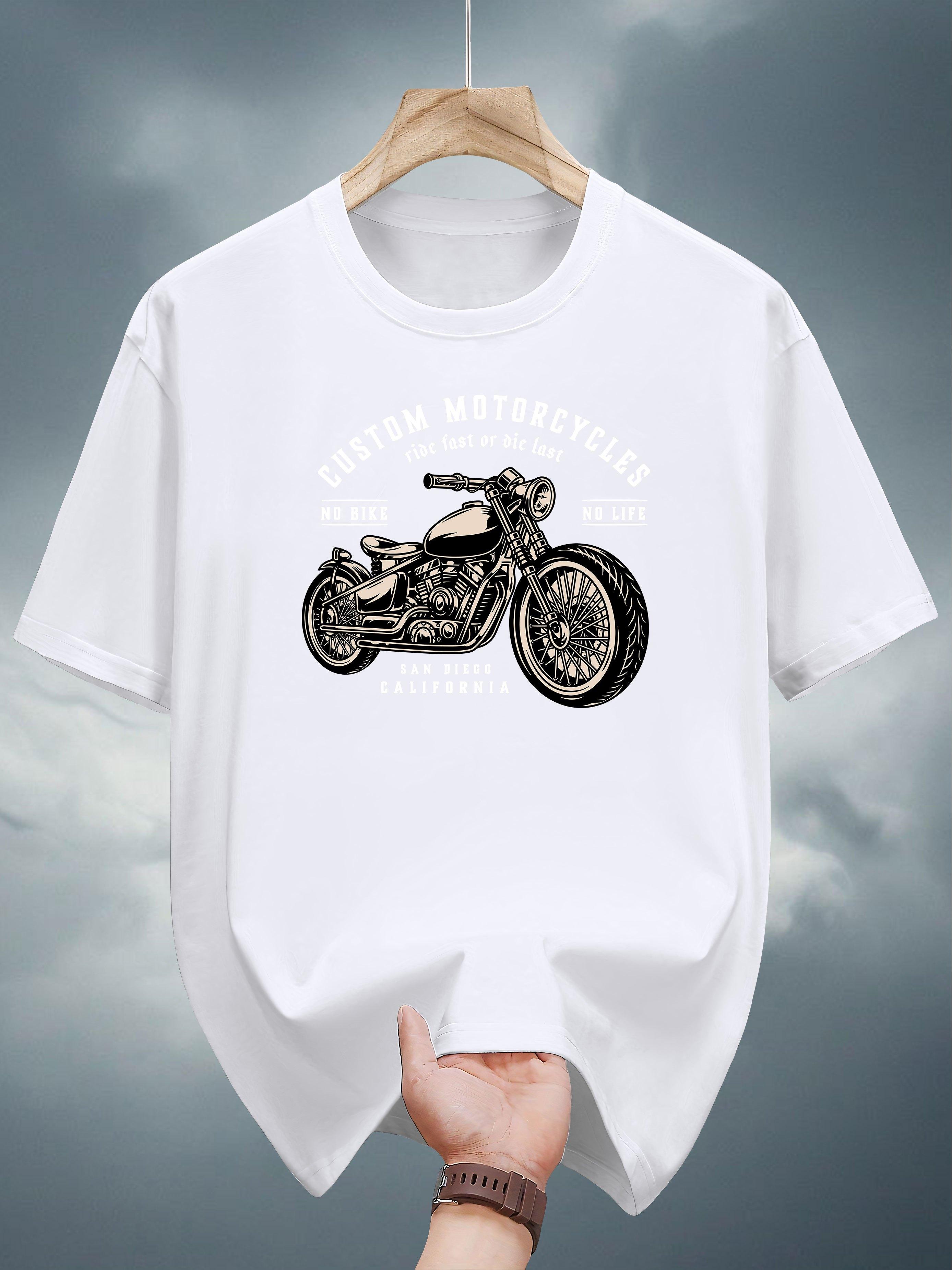 200g 100% Cotton Vintage Motorcycle Graphic T-shirt - Cruiser Design with Build Not Bought Slogan XXL
200g 100% Cotton Vintage Motorcycle Graphic T-shirt - Cruiser Design with Build Not Bought Slogan XXL