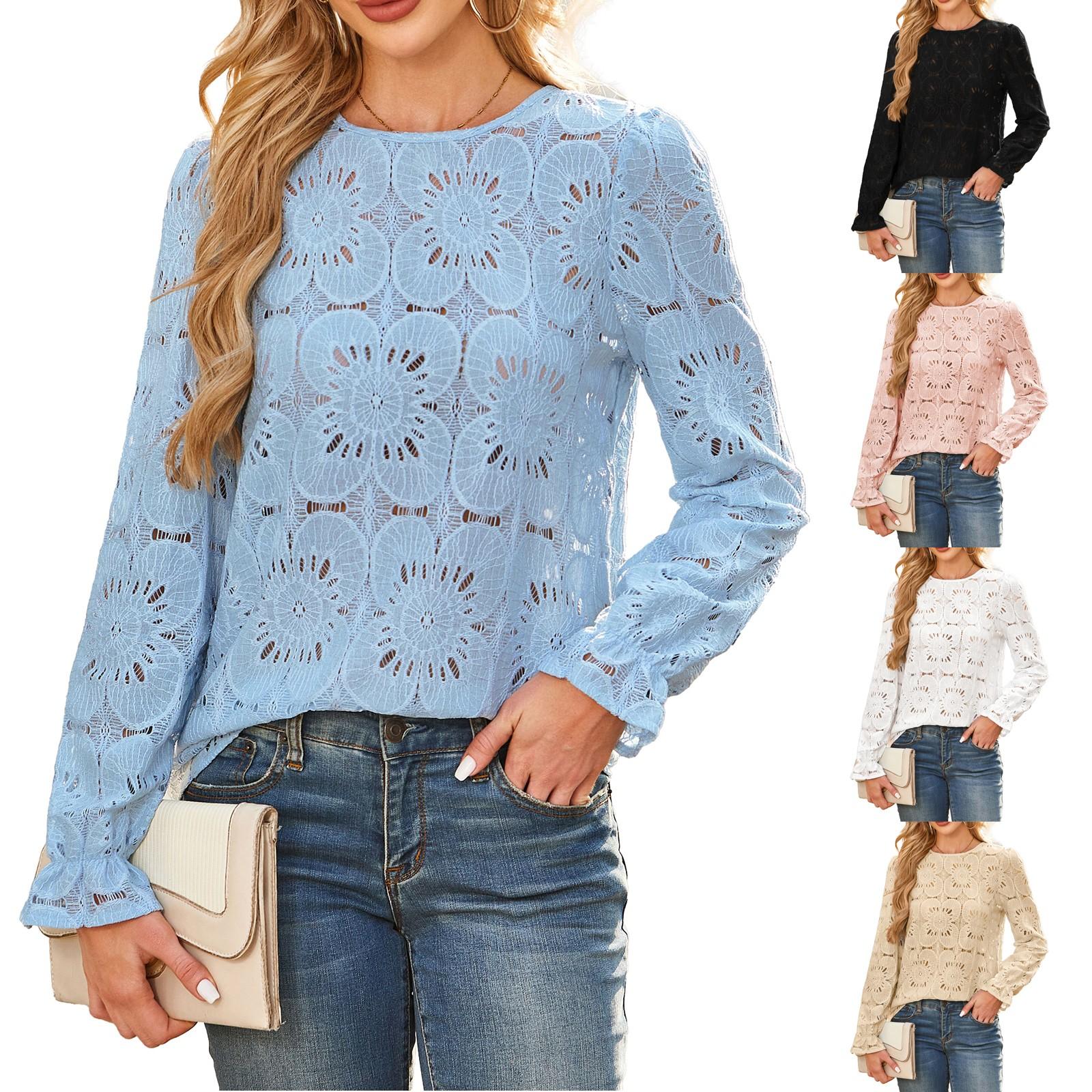 Women s Fashionable Casual Hollow Lace Bubble Long Sleeved Shirt Top Long Sleeved Shirt Top XXL чёрный
Women s Fashionable Casual Hollow Lace Bubble Long Sleeved Shirt Top Long Sleeved Shirt Top XXL чёрный