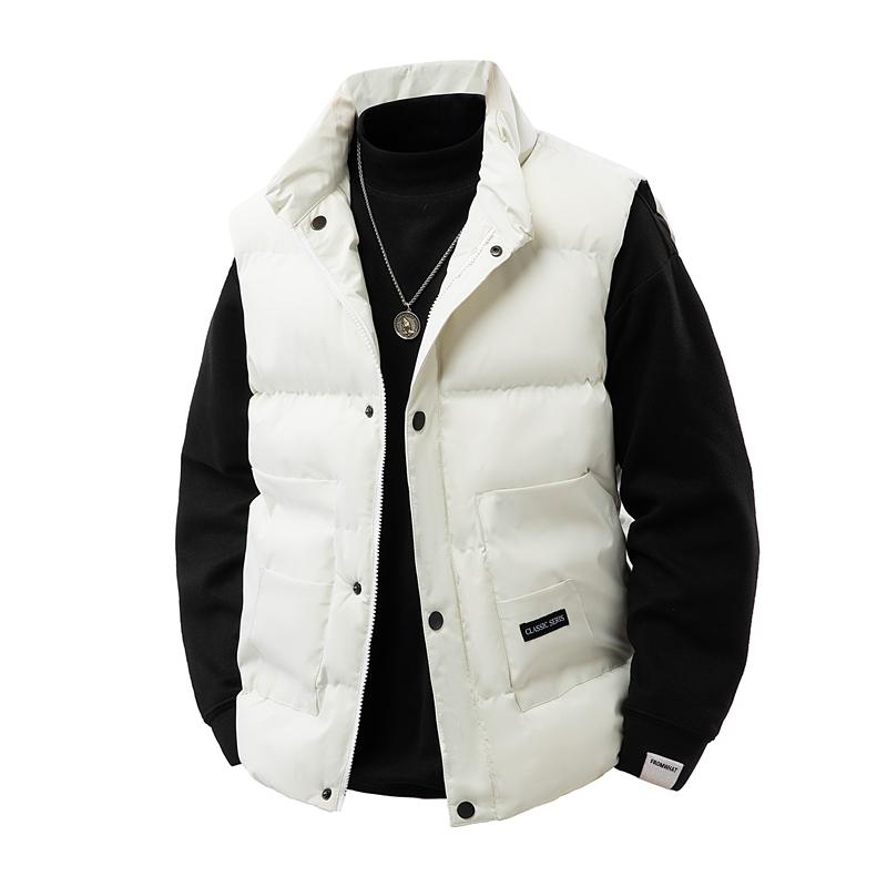 Autumn and Winter Men s Casual Vest Vest Sports Solid Color Loose Simple Button Stand Collar Pocket Top 4XL білий
Autumn and Winter Men s Casual Vest Vest Sports Solid Color Loose Simple Button Stand Collar Pocket Top 4XL білий