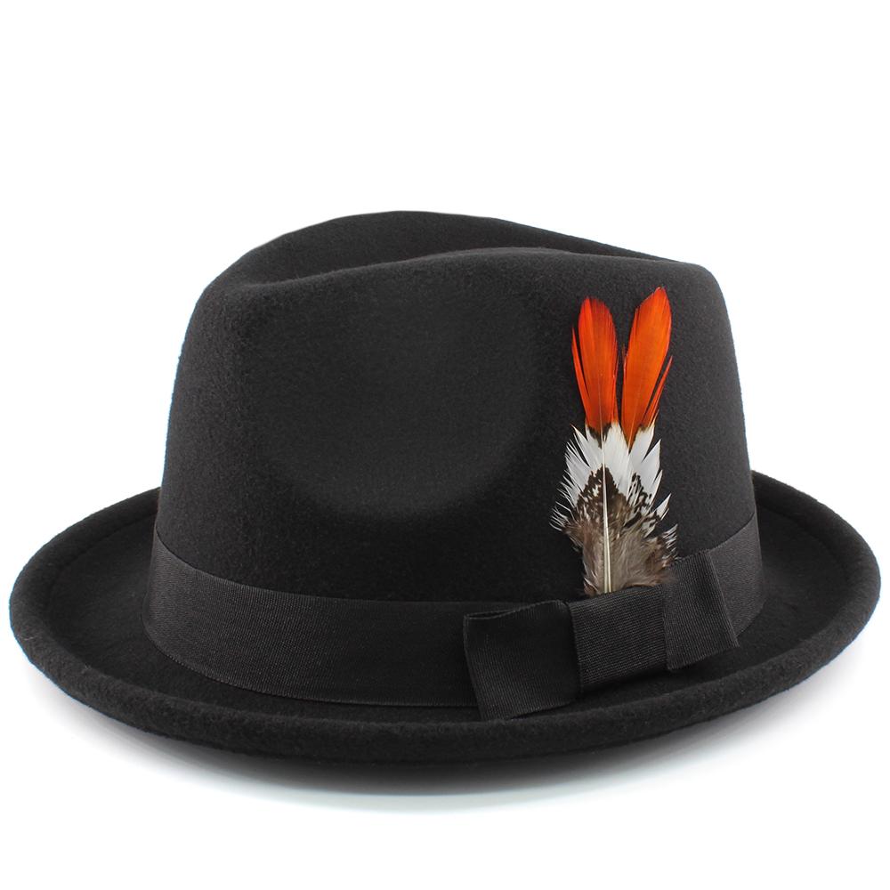 Men Women Fedora Hats Trilby Sunhats Panama Cap Feather Band Classial Retro Jazz Outdoor Travel Party Street Style Winter Warm L 57-58CM
Men Women Fedora Hats Trilby Sunhats Panama Cap Feather Band Classial Retro Jazz Outdoor Travel Party Street Style Winter Warm L 57-58CM