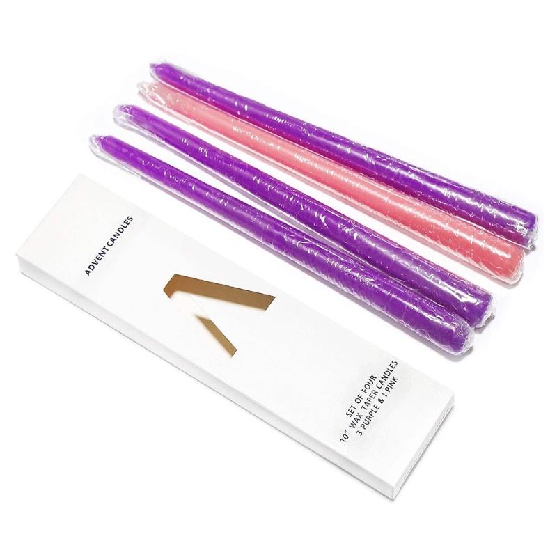 Tall Taper Candles 4 pcs Unscented Advent Taper Candle, Holidays, Church, Celebration, Party, Home Décor & More
Tall Taper Candles 4 pcs Unscented Advent Taper Candle, Holidays, Church, Celebration, Party, Home Décor & More