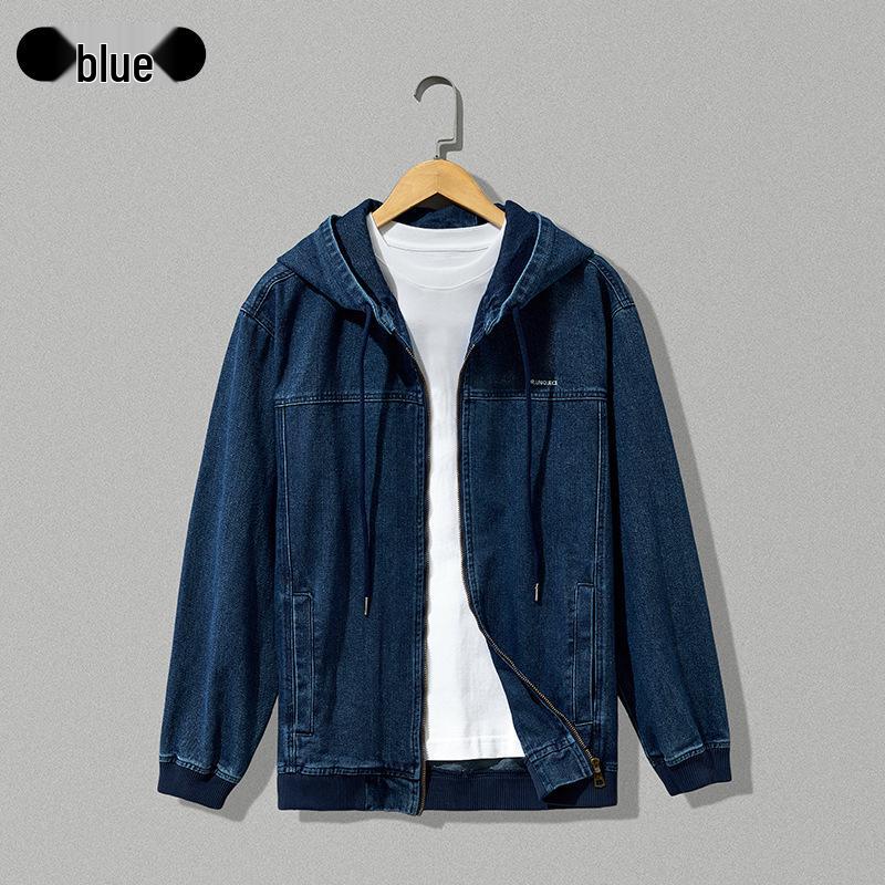 W822 Men s Thickened Hooded Denim Zip-Up Jacket: Stylish, Trendy, and Versatile. M синий
W822 Men s Thickened Hooded Denim Zip-Up Jacket: Stylish, Trendy, and Versatile. M синий