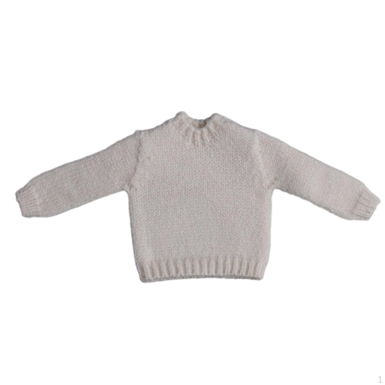 1/ Figure Pullover Sweatshirt Soft Costume Miniature Knit Doll Decor Stylish 6 Inch Clothes Apricot White
1/ Figure Pullover Sweatshirt Soft Costume Miniature Knit Doll Decor Stylish 6 Inch Clothes Apricot White