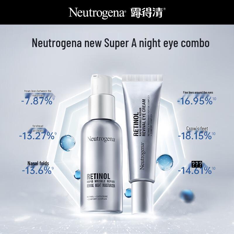 Neutrogena Triple Anti-Aging Retinol Face & Eye Cream Set
Neutrogena Triple Anti-Aging Retinol Face & Eye Cream Set
