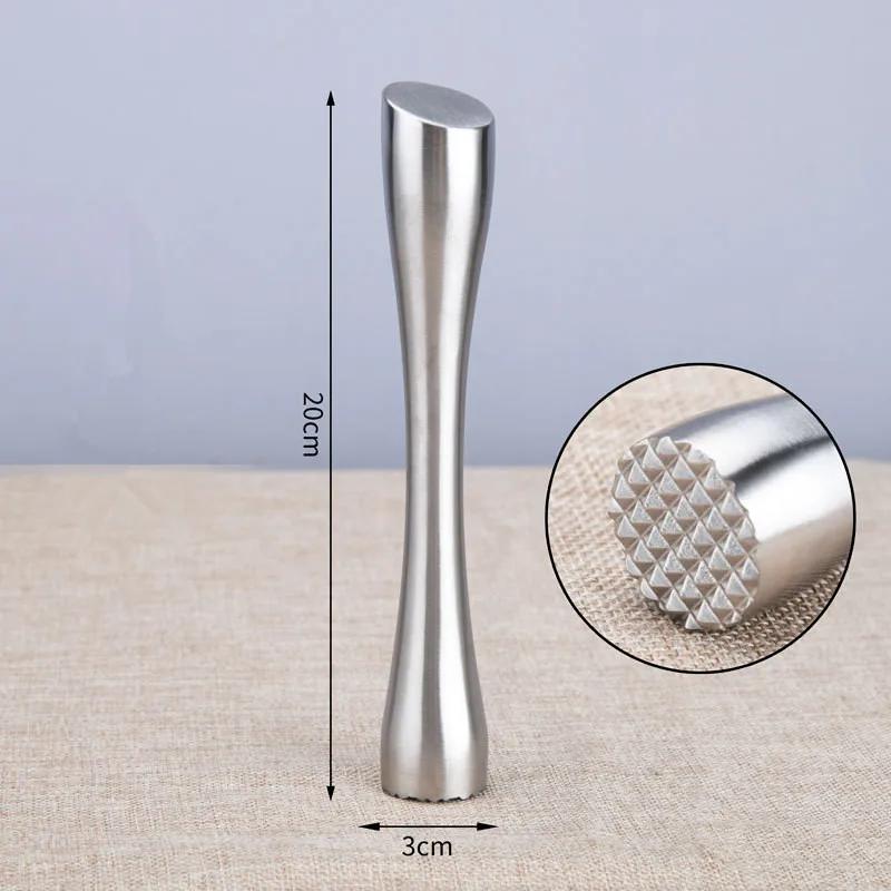 Палочка для смешивания вина Шейкер для коктейлей из нержавеющей стали Дробилка для льда Молоток Барная утварь Барная утварь Мадлер для вина Аксессуары для бара