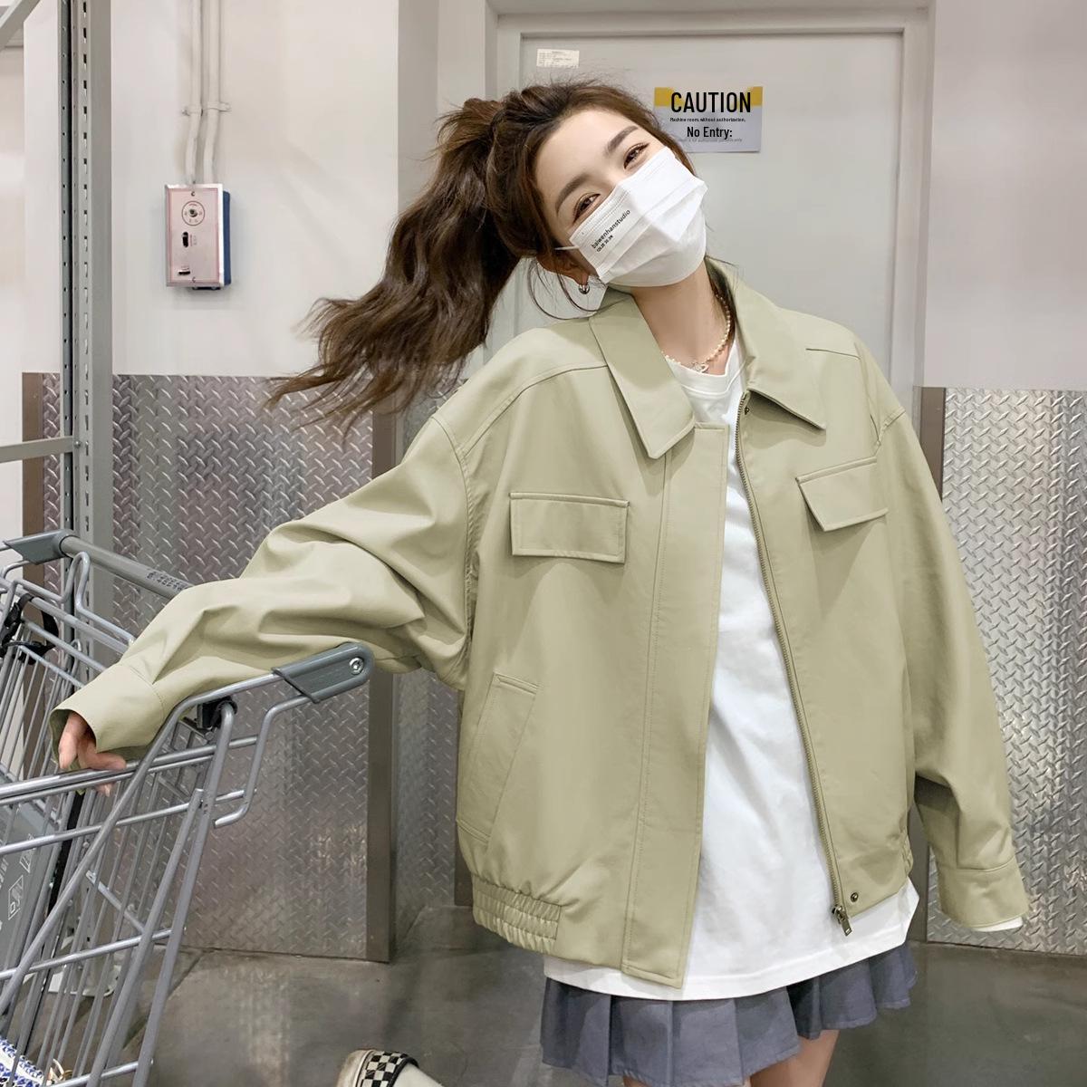 Женская черная куртка из искусственной кожи - Ретро Весна/Осень 2025 Маленький размер Короткий стиль S
Женская черная куртка из искусственной кожи - Ретро Весна/Осень 2025 Маленький размер Короткий стиль S