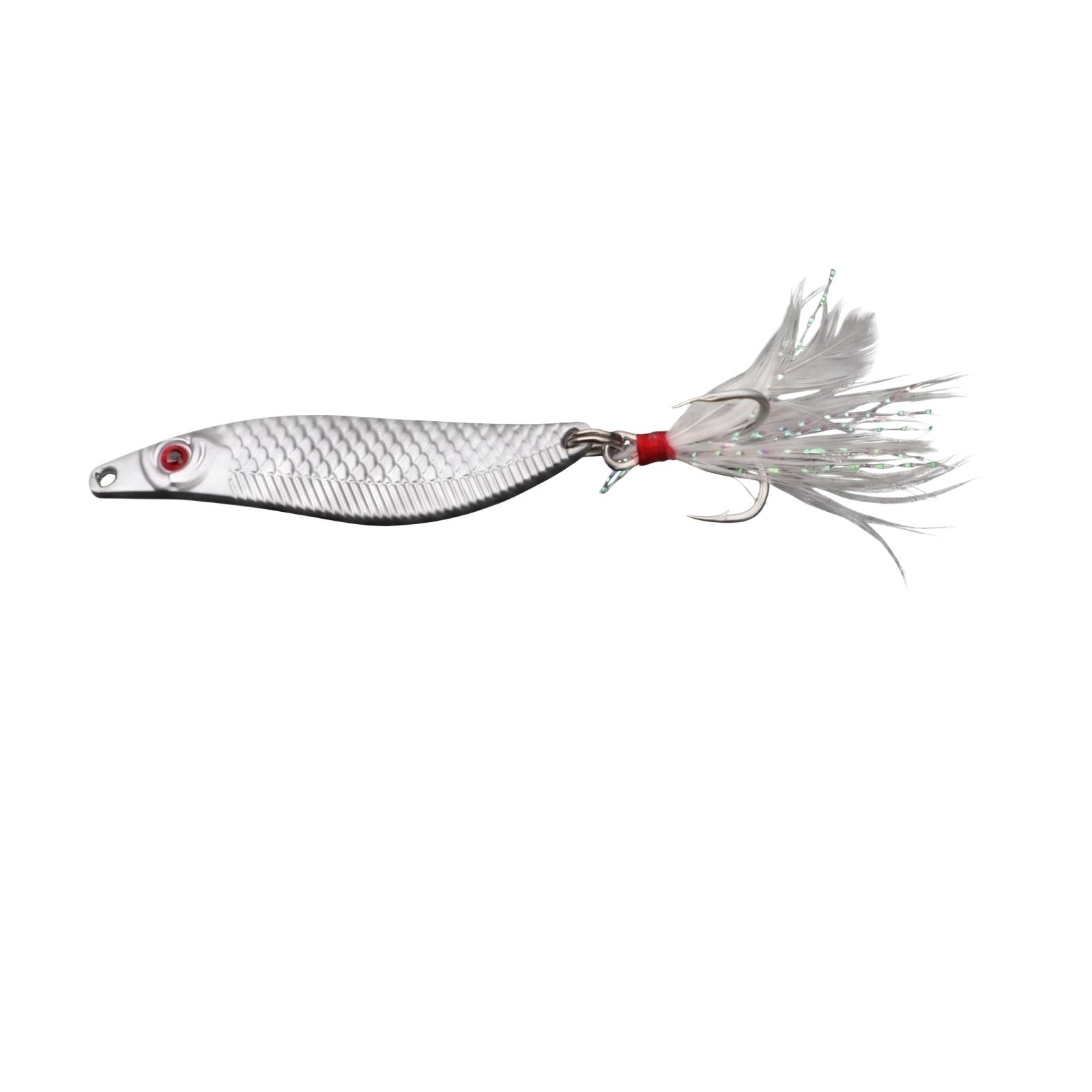Fishing S Shaped with Feathered Treble Hook for and Angling Applications 5g one size
Fishing S Shaped with Feathered Treble Hook for and Angling Applications 5g one size
