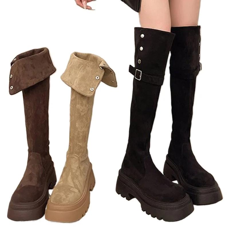 SyfIyno Designer Platform Square Heel Women Over The Knee High Boots Autumn Winter Slip On Ladies Concise Long Botas De Mujer 35 чёрный
SyfIyno Designer Platform Square Heel Women Over The Knee High Boots Autumn Winter Slip On Ladies Concise Long Botas De Mujer 35 чёрный