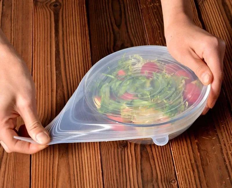 Silicone Lid for Pots Home Monsieur Cuisine Connect Kitchen Accessories 6 Pcs Vegetable Preservative Adjustable Elastic Caps
Silicone Lid for Pots Home Monsieur Cuisine Connect Kitchen Accessories 6 Pcs Vegetable Preservative Adjustable Elastic Caps