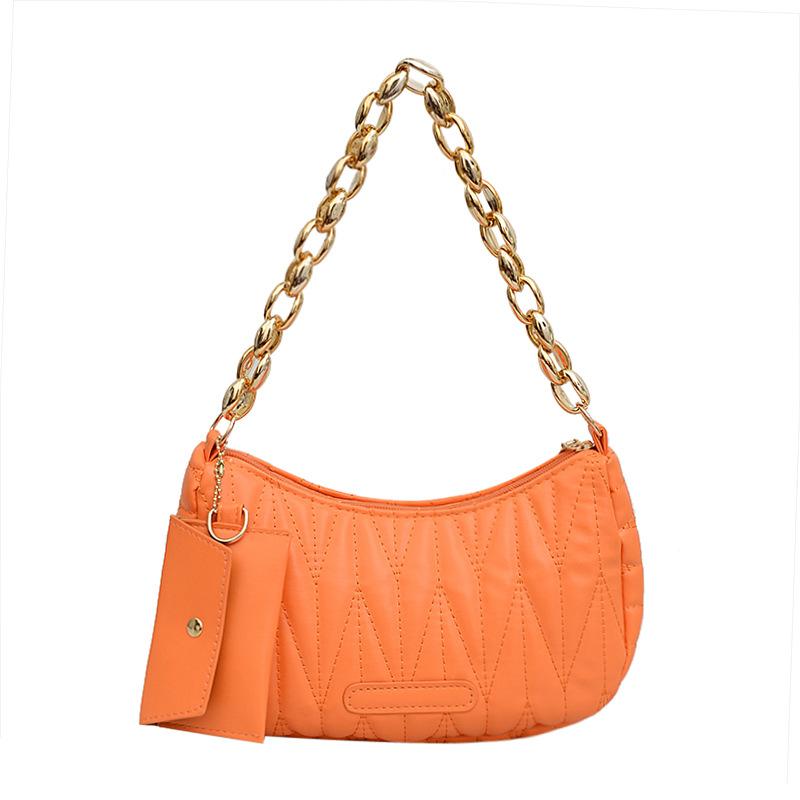 Літо 2024 року нова модна мода текстура ромб вишивка нитка плече сумка для вареників ланцюжок під пахвами булочка жіноча сумка помаранчевий
Літо 2024 року нова модна мода текстура ромб вишивка нитка плече сумка для вареників ланцюжок під пахвами булочка жіноча сумка помаранчевий