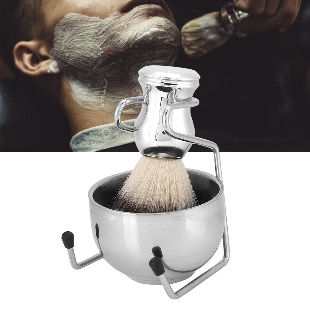 Stainless Steel Shaving Brush Beard Brush Holder Stand Soap Bowl Shaving Tool Set38092
Stainless Steel Shaving Brush Beard Brush Holder Stand Soap Bowl Shaving Tool Set38092