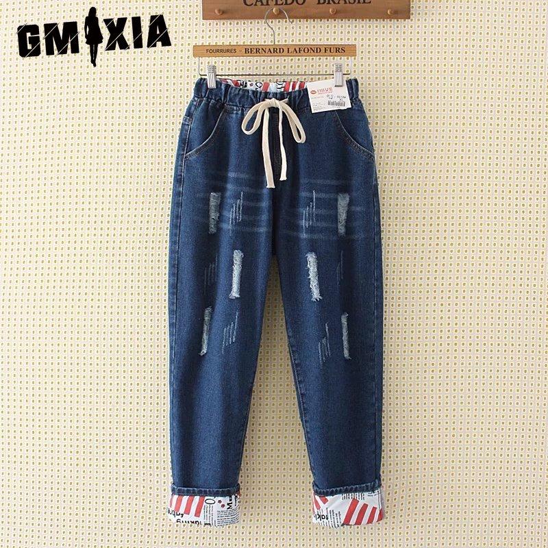 GMXIA Summer Plous-size Women s Wear, Tight-fitting, Lace-up, Ripped Jeans, and Nine-inch Skinny Pants Are Trendy XL светло-синий
GMXIA Summer Plous-size Women s Wear, Tight-fitting, Lace-up, Ripped Jeans, and Nine-inch Skinny Pants Are Trendy XL светло-синий