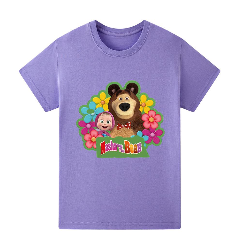A1345 Multi-color Girls Masha Bear Short Sleeves T-shirt 160cm
A1345 Multi-color Girls Masha Bear Short Sleeves T-shirt 160cm