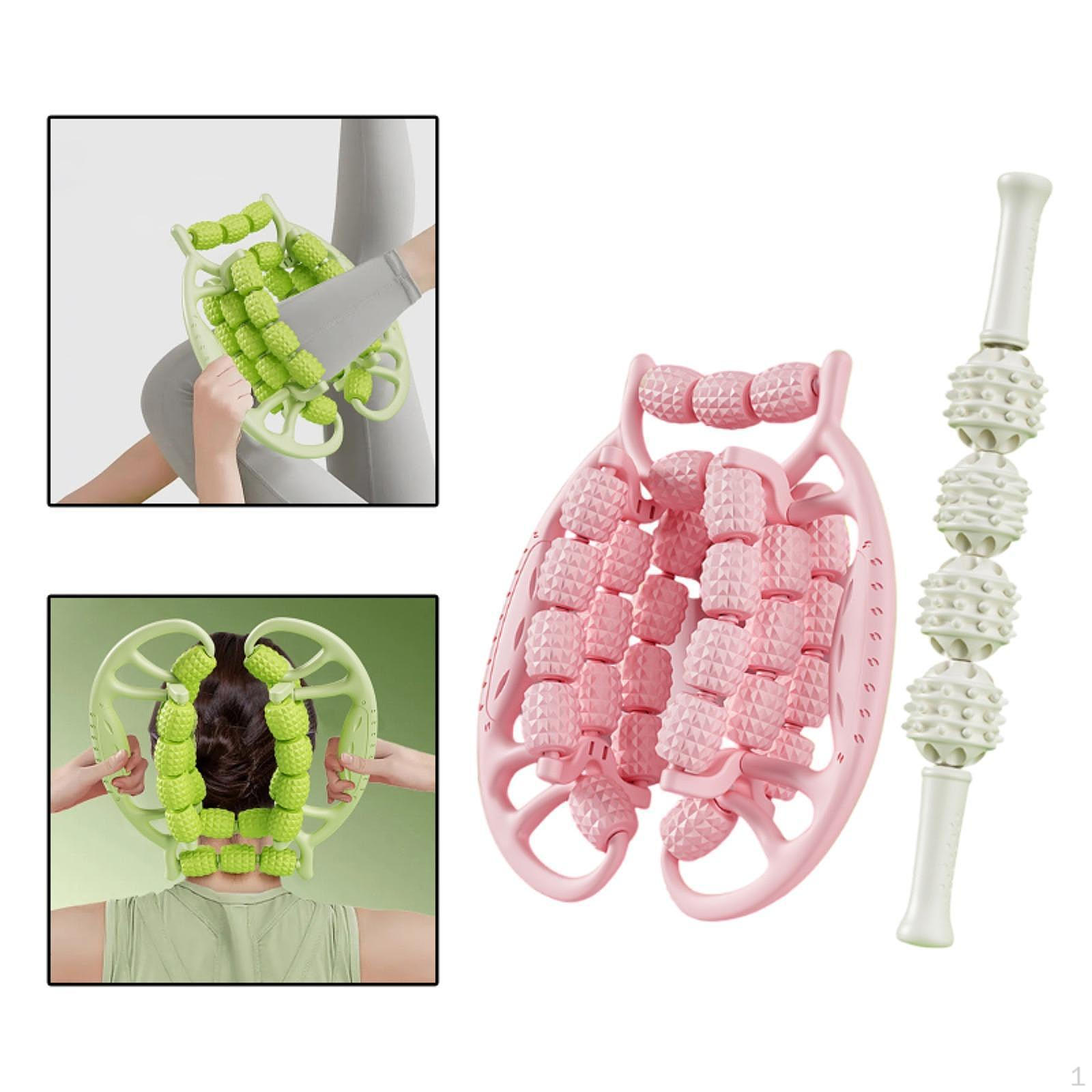 2 шт. Массажеры для мышц с роликами, круговые зажимы для ног, пена, ручной релаксирующий массажный стержень розовый
2 шт. Массажеры для мышц с роликами, круговые зажимы для ног, пена, ручной релаксирующий массажный стержень розовый
