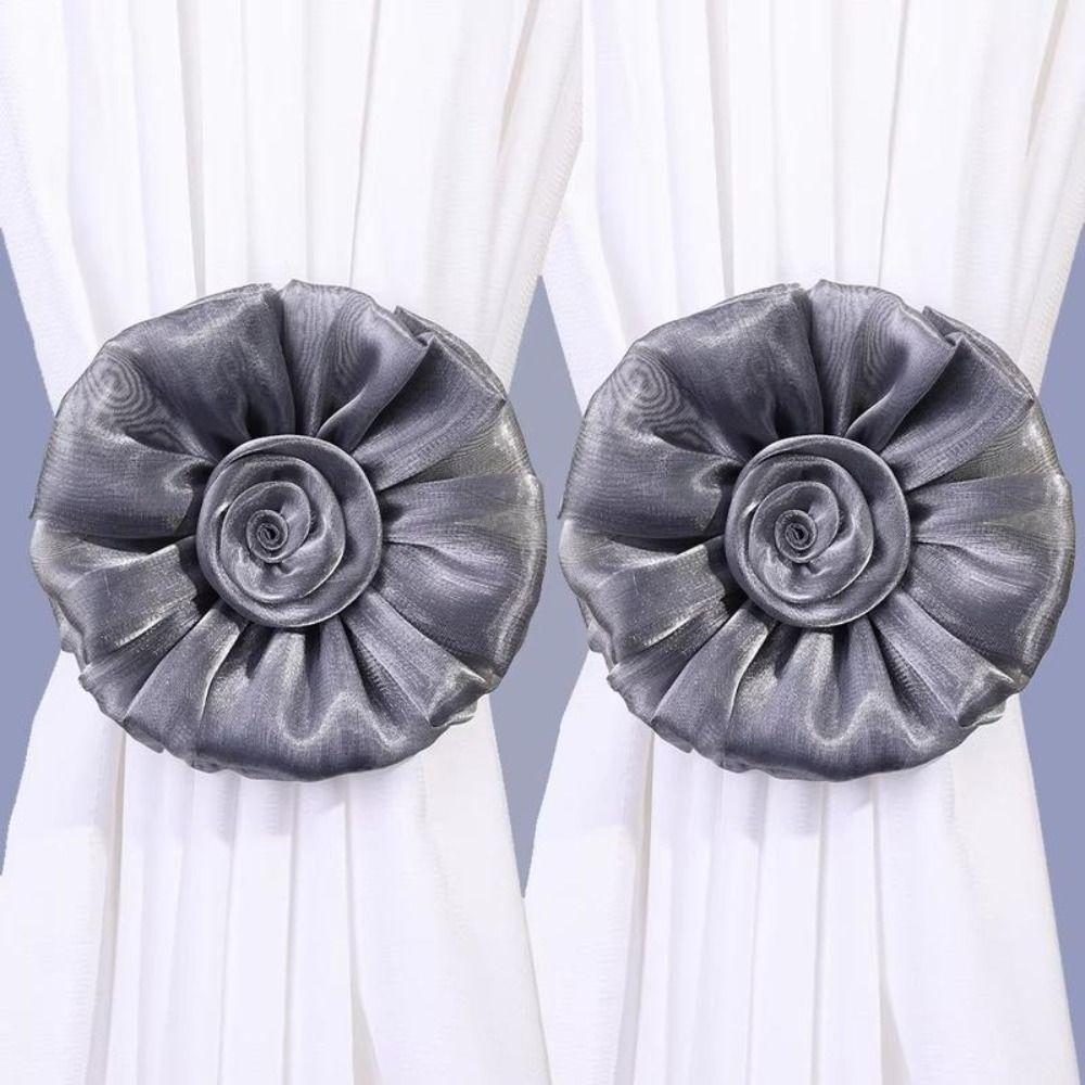 2PCS Curtain Decoration Flower Shape Curtain Straps Lace Flower Curtain Decor Strap сірий
2PCS Curtain Decoration Flower Shape Curtain Straps Lace Flower Curtain Decor Strap сірий