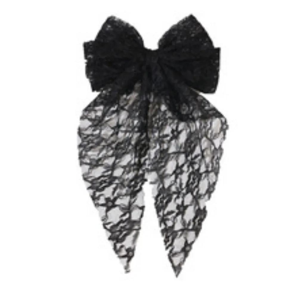 New Cut-out Lace Hair Clip Bow Fabric Lace Butterfly Knot Spring Clamp Korean Style Vintage Hairpin For Women чорний
New Cut-out Lace Hair Clip Bow Fabric Lace Butterfly Knot Spring Clamp Korean Style Vintage Hairpin For Women чорний