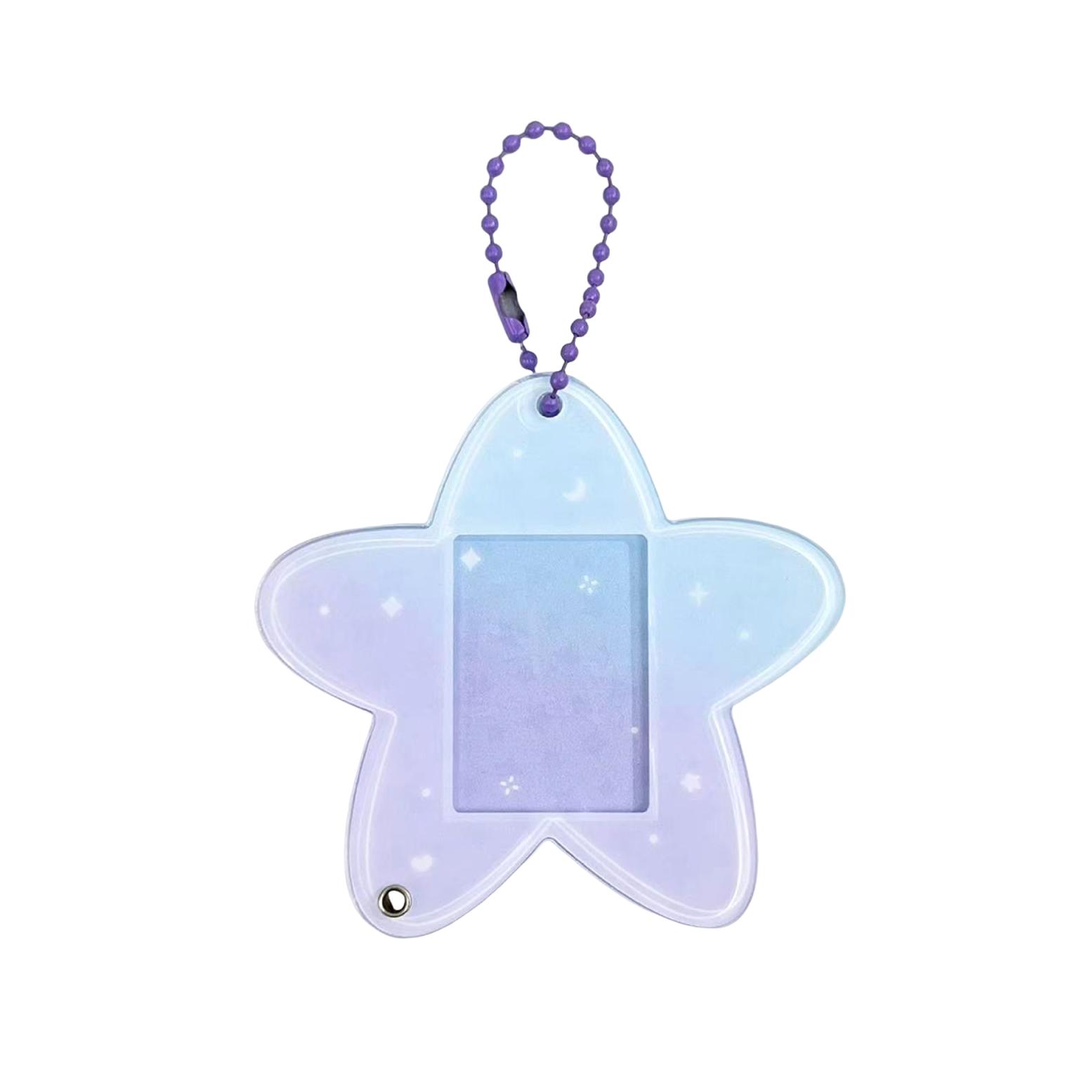 Kpop Idol Card Display 1 Inch Photo Keychain Keyring Bag Pendant Scratch-Resistant Star Shape Photocard Holder For Tote фиолетовый
Kpop Idol Card Display 1 Inch Photo Keychain Keyring Bag Pendant Scratch-Resistant Star Shape Photocard Holder For Tote фиолетовый