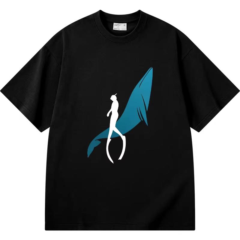 Dance with Whales Free Diving Creative Print Pure Cotton Casual TShirt Sports Short Sleeve Shirt For Unisex and Women Couple Set S
Dance with Whales Free Diving Creative Print Pure Cotton Casual TShirt Sports Short Sleeve Shirt For Unisex and Women Couple Set S
