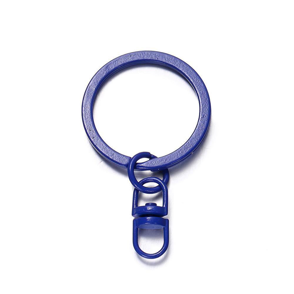 4Pcs/Lot 30mm Colorful Keyring Key Chains Rings Round Hook with 8-shape Clasp for Keychain Pendants Jewelry Making Supplies темно-синього кольору
4Pcs/Lot 30mm Colorful Keyring Key Chains Rings Round Hook with 8-shape Clasp for Keychain Pendants Jewelry Making Supplies темно-синього кольору