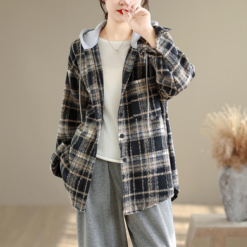DIMANAF 2025 Новые осенне-зимние женские пальто и куртки больших размеров с капюшоном, хлопковые, теплые, с длинным рукавом, свободные, повседневные, верхняя одежда, винтажная женская клетка one size чёрный
DIMANAF 2025 Новые осенне-зимние женские пальто и куртки больших размеров с капюшоном, хлопковые, теплые, с длинным рукавом, свободные, повседневные, верхняя одежда, винтажная женская клетка one size чёрный