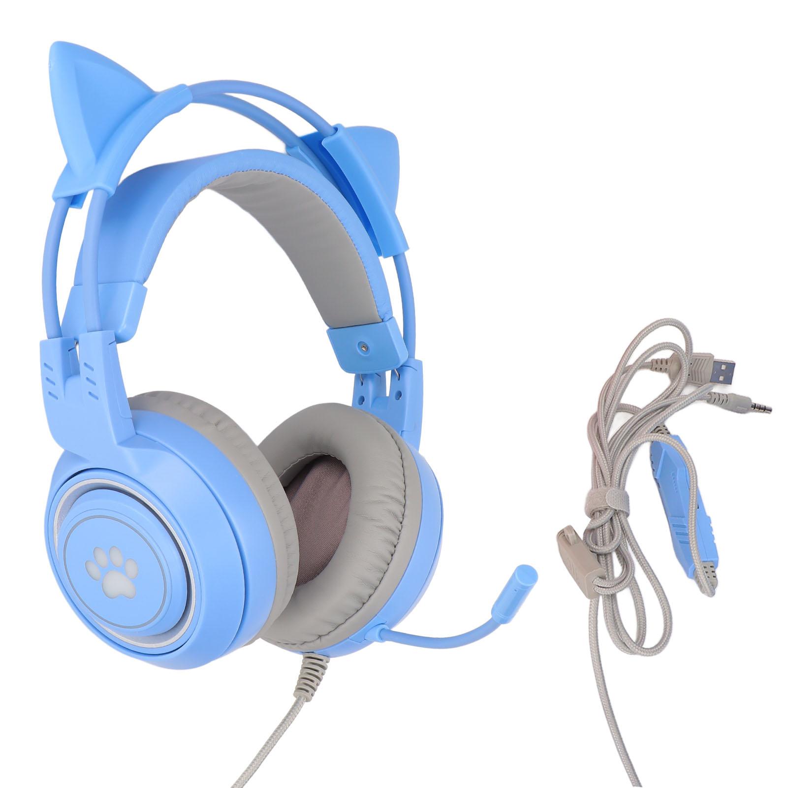 Игровая гарнитура SYG25 Cat Ear с разъемом USB+3,5 мм, игровые наушники с поддержкой регулировки громкости и микрофоном синий
Игровая гарнитура SYG25 Cat Ear с разъемом USB+3,5 мм, игровые наушники с поддержкой регулировки громкости и микрофоном синий