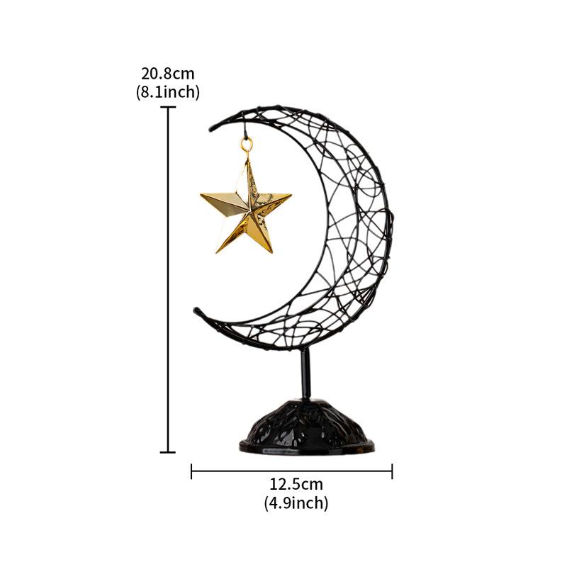 1pcs Star Moon Metal Ornament Home Living Room Entryway TV Stand Decor Stylish Black and Gold Tabletop Decoration чорний
1pcs Star Moon Metal Ornament Home Living Room Entryway TV Stand Decor Stylish Black and Gold Tabletop Decoration чорний