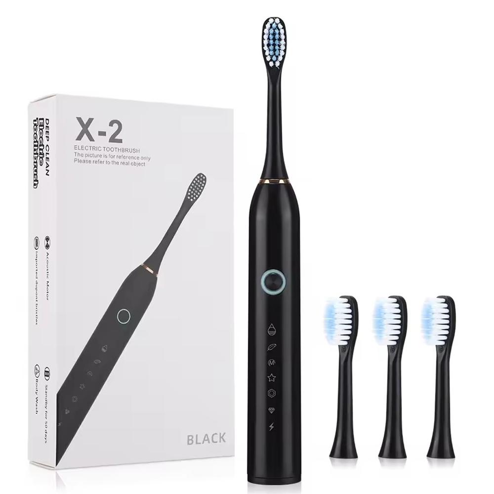 6 Modes Electric Toothbrush Rechargeable Toothbrush High Vibration Dental Tooth Whitening Cleaner Electric Brushes Oral Care чёрный
6 Modes Electric Toothbrush Rechargeable Toothbrush High Vibration Dental Tooth Whitening Cleaner Electric Brushes Oral Care чёрный