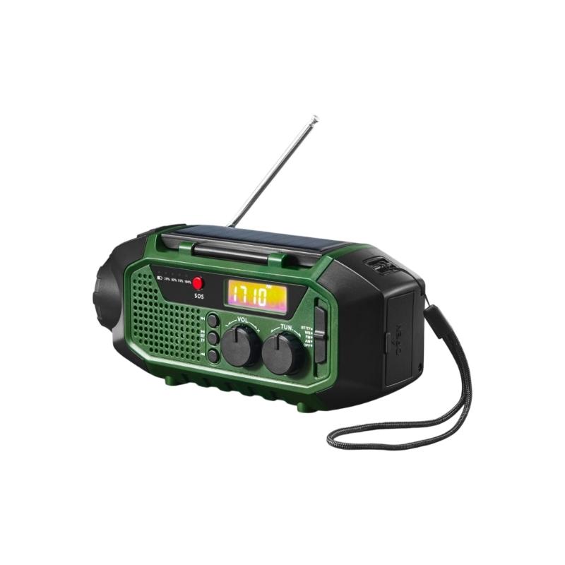 Hand Cranked Radio with LED Flashlight for Emergency AM FM Portable Radio 2400mAh Power Supply 3.5mm Port for Camping 1
Hand Cranked Radio with LED Flashlight for Emergency AM FM Portable Radio 2400mAh Power Supply 3.5mm Port for Camping 1