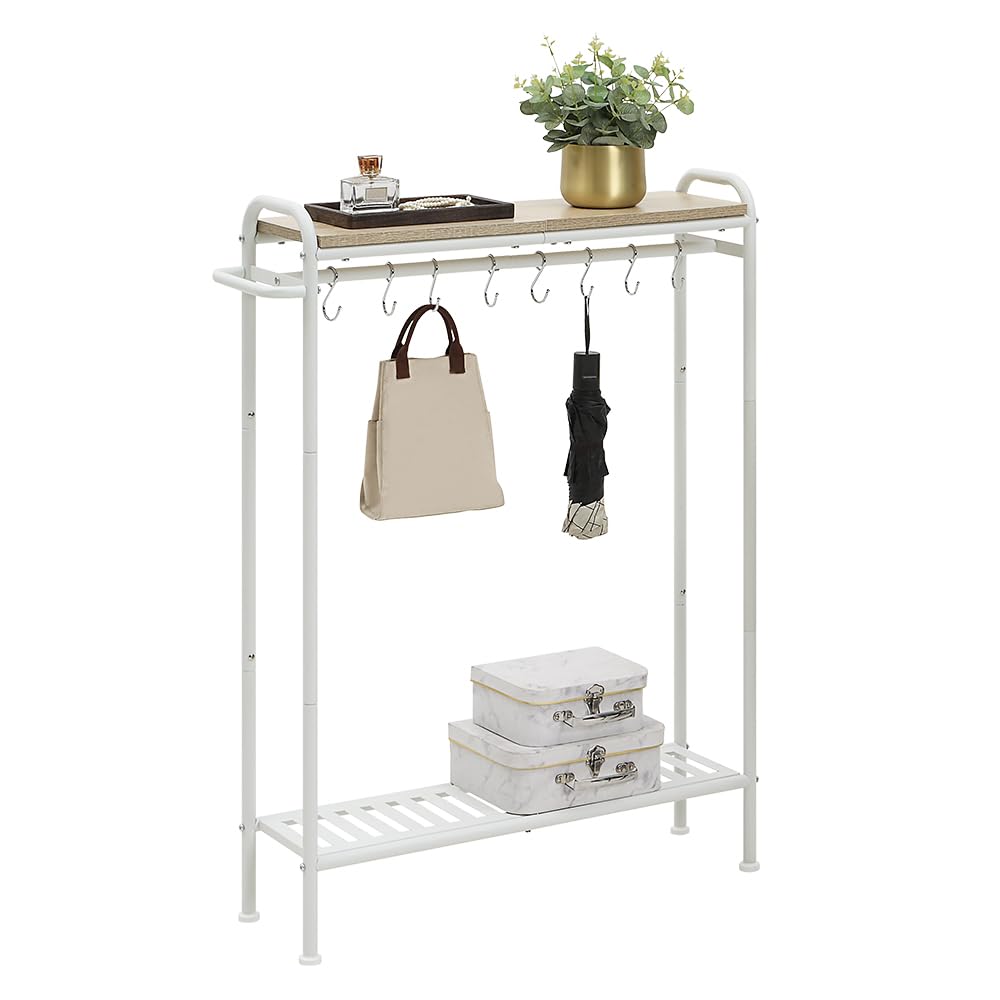 Консольный дисплей Sunny Point с боковой стойкой для хранения и стильным столом, прихожая, узкий, полка, стол, крючки, экономящий место, (белый) белый
Консольный дисплей Sunny Point с боковой стойкой для хранения и стильным столом, прихожая, узкий, полка, стол, крючки, экономящий место, (белый) белый