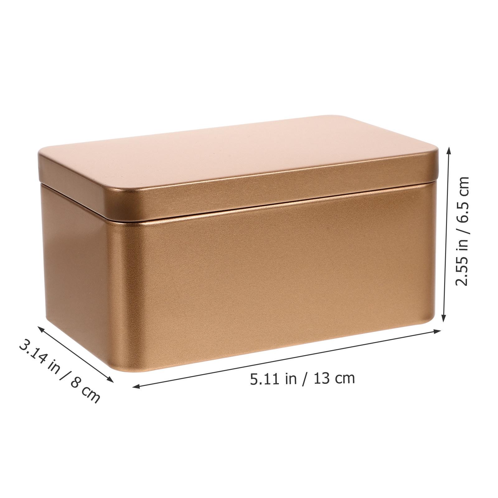 4Pcs Rectangular Tin Tea Box Multi-Function Metal Candy Case for Gift Wrapping Party Favors Holiday Treats Storage рожевий колір золота
4Pcs Rectangular Tin Tea Box Multi-Function Metal Candy Case for Gift Wrapping Party Favors Holiday Treats Storage рожевий колір золота