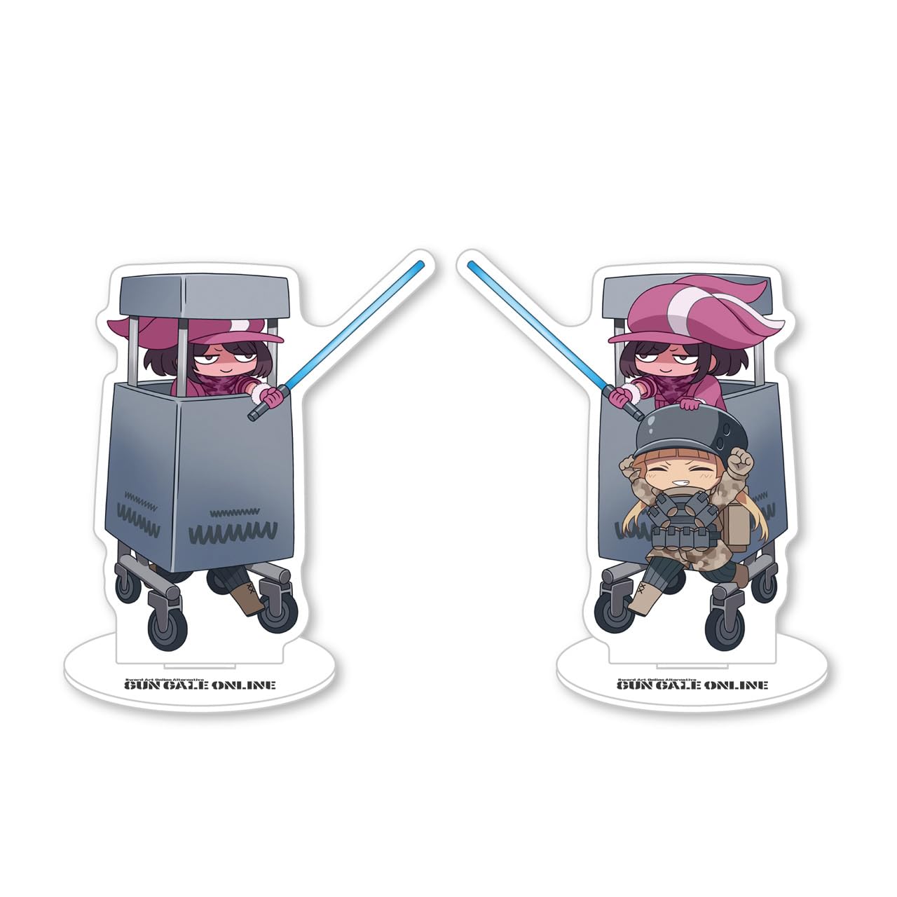 Sword Art Online Alternative Gun Gale Online Передняя и задняя акриловая подставка Ren Fukajiro в PM и No.
Sword Art Online Alternative Gun Gale Online Передняя и задняя акриловая подставка Ren Fukajiro в PM и No.