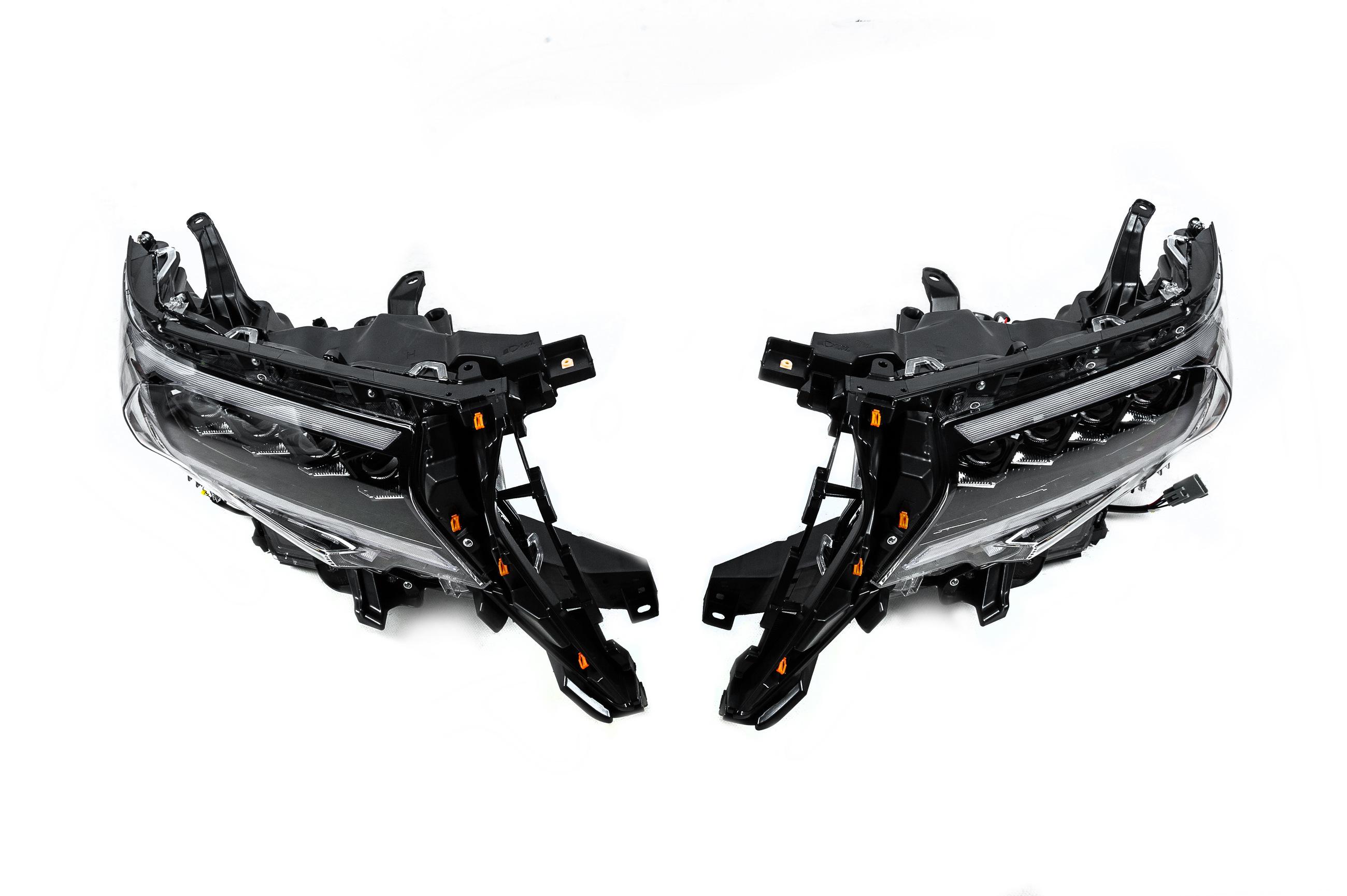 Front optics Lexus-design 4-LED V2 (2017-2025, 2 pcs.) for Toyota Land Cruiser Prado 150
Front optics Lexus-design 4-LED V2 (2017-2025, 2 pcs.) for Toyota Land Cruiser Prado 150