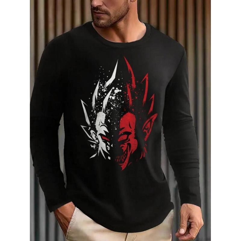 Dragon Balls Long Sleeve T-Shirt, Horizontal Striped, Fleece Lined, Winter Warm & Casual Layer XXL чёрный
Dragon Balls Long Sleeve T-Shirt, Horizontal Striped, Fleece Lined, Winter Warm & Casual Layer XXL чёрный