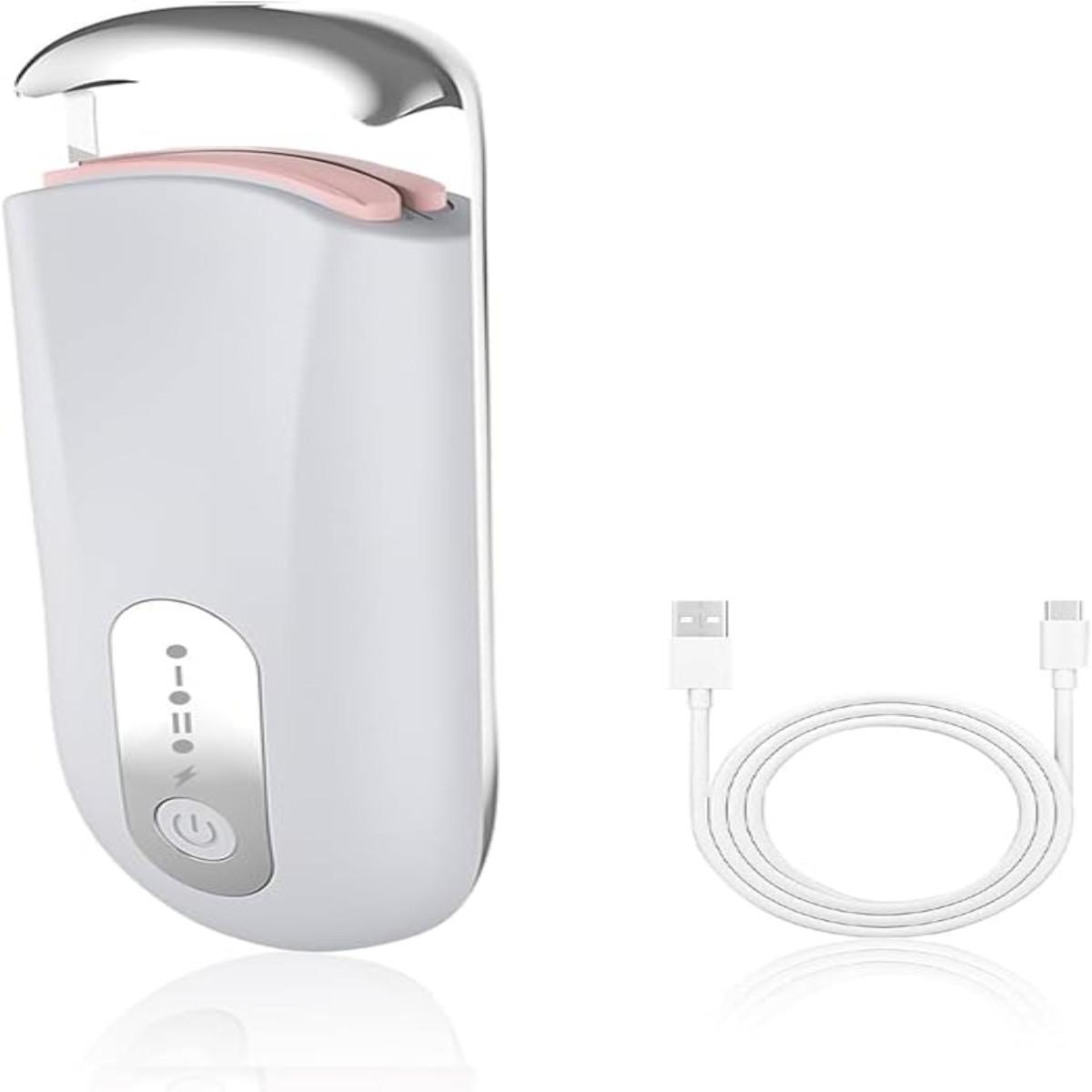 Heated Eyelash Curler For Natural Lashes 2-Level Adjustable Temperature Mini Electric Lash Curler Fast 3-Second Heat Up 24 Hours Long-Lasting Curl білий
Heated Eyelash Curler For Natural Lashes 2-Level Adjustable Temperature Mini Electric Lash Curler Fast 3-Second Heat Up 24 Hours Long-Lasting Curl білий