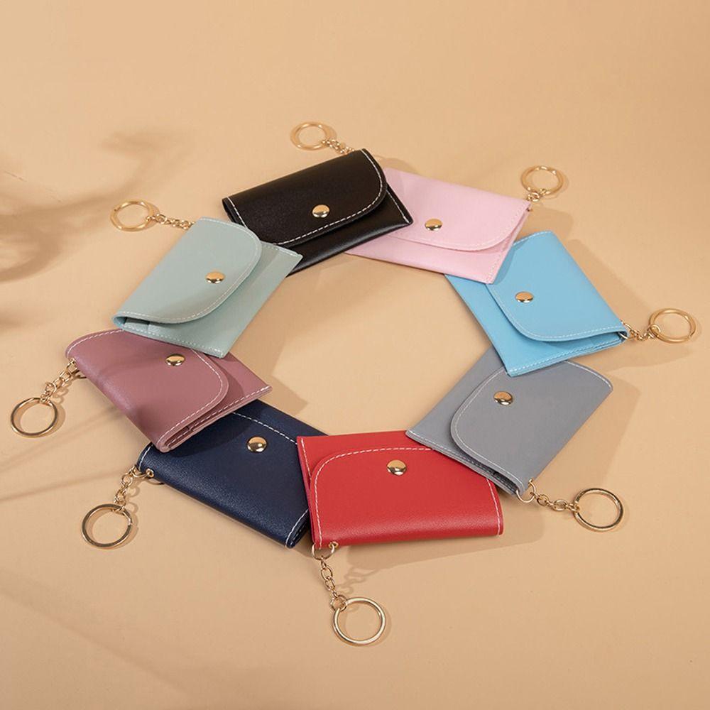 Key Chains PU Leather Handbag Money Bag Purse Wallets Keyrings Korean Card Holder Women Coin Purse
Key Chains PU Leather Handbag Money Bag Purse Wallets Keyrings Korean Card Holder Women Coin Purse