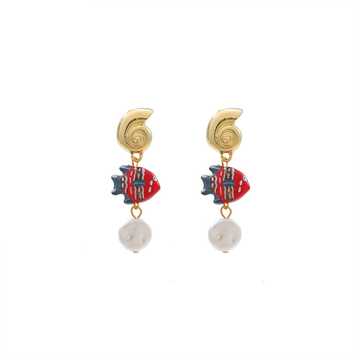 Conch Small Fish and Imitation Pearls Dangling Drop Earrings Summer Beach Holiday Party Casual Women Jewelry Accessories красный
Conch Small Fish and Imitation Pearls Dangling Drop Earrings Summer Beach Holiday Party Casual Women Jewelry Accessories красный