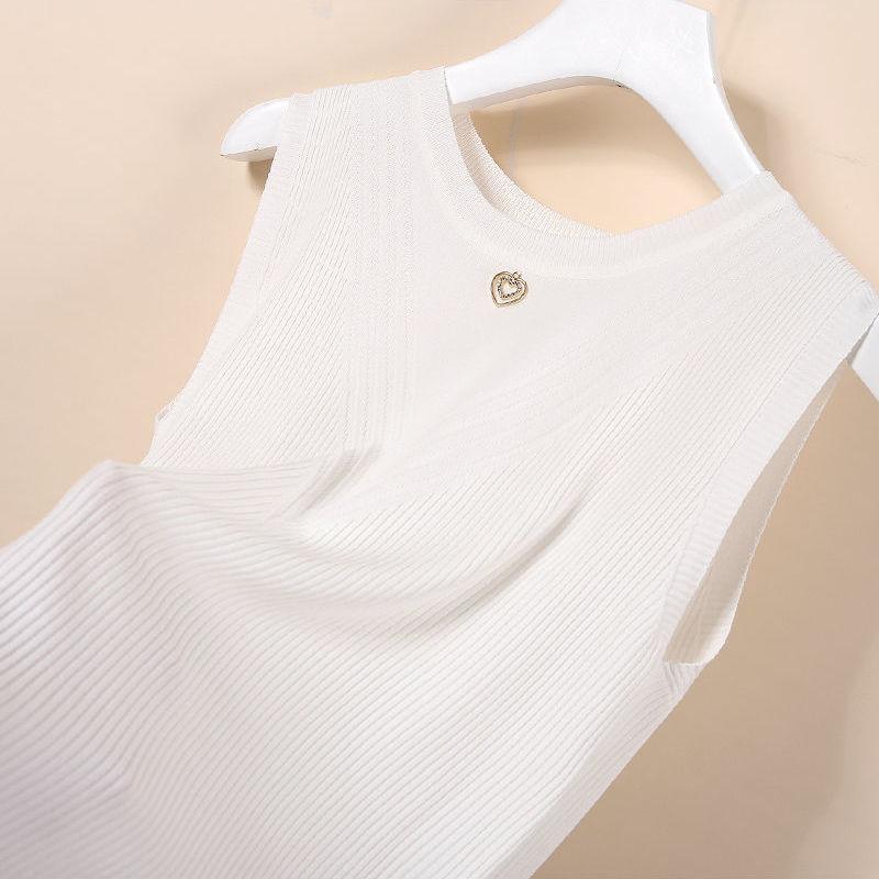 Женский жилет на подтяжках с круглым вырезом на весну и лето, новый стиль, вязаные топы без рукавов снизу XXL
Женский жилет на подтяжках с круглым вырезом на весну и лето, новый стиль, вязаные топы без рукавов снизу XXL