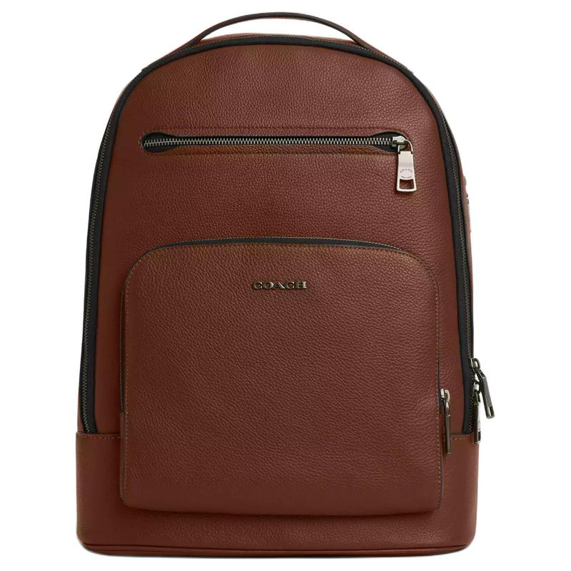 COACH ETHAN 32 Letter Logo Silver Hardware Pebbled Leather Backpack Large Men s Brown срібний
COACH ETHAN 32 Letter Logo Silver Hardware Pebbled Leather Backpack Large Men s Brown срібний