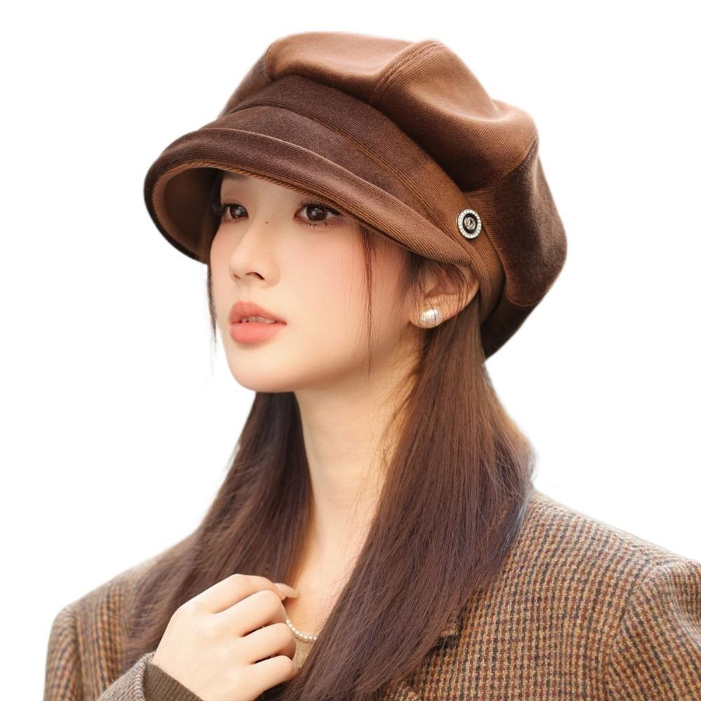 High-end Sense Beret Hat Soft Slouchy Baker Fashion Octagonal Cap Autumn Winter коричневий
High-end Sense Beret Hat Soft Slouchy Baker Fashion Octagonal Cap Autumn Winter коричневий